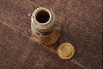 昭和期　加藤弥右衛門　美濃伊賀茶入(茶道具)(R-043409)