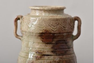 昭和期　加藤弥右衛門　美濃伊賀茶入(茶道具)(R-043409)