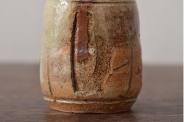 昭和期　加藤弥右衛門　美濃伊賀茶入(茶道具)(R-043409)