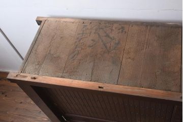 アンティーク家具　明治大正期　和の趣漂う六尺水屋箪笥(6尺水屋箪笥、収納棚、戸棚)(R-043435)