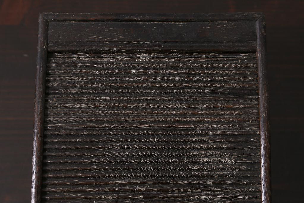 アンティーク雑貨　昭和初期　引き出し付き　蛇腹式のレトロな筆入れ(小物収納、書道具、硯箱)(R-043440)