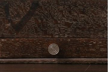 アンティーク雑貨　昭和初期　引き出し付き　蛇腹式のレトロな筆入れ(小物収納、書道具、硯箱)(R-043440)