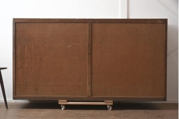 アンティーク家具　和製アンティーク　昭和中期　味わい深い雰囲気漂う戸棚(収納棚、キャビネット)(R-043449)