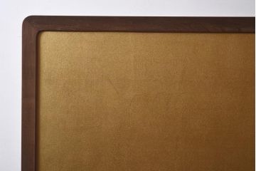 和製アンティーク　昭和初期　桑材　指物家具　お部屋を華やかにする黄金の衝立(パーテーション、つい立)(R-043452)