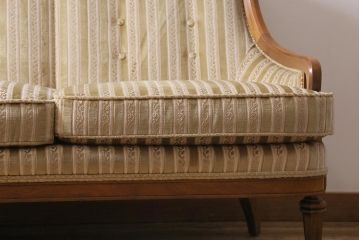中古　DREXEL HERITAGE(ドレクセルヘリテイジ)　3シートクッションローバックソファ　595-628S(定価約92万円)(R-043456)