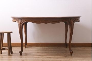 中古　DREXEL HERITAGE(ドレクセルヘリテイジ)　Touraine(ツーレイン)　エクステンションテーブル(ダイニングテーブル)(R-043457)