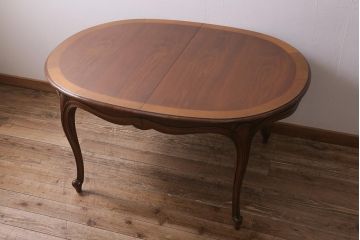 中古　DREXEL HERITAGE(ドレクセルヘリテイジ)　Touraine(ツーレイン)　エクステンションテーブル(ダイニングテーブル)(R-043457)