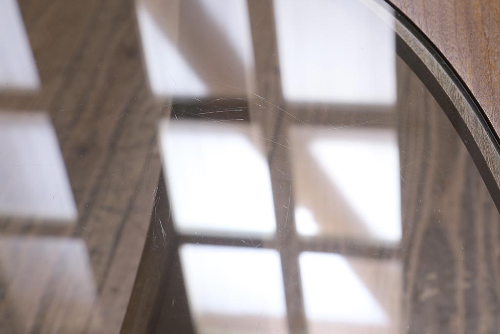 ヴィンテージ家具　北欧ビンテージ　G-plan(ジープラン)　チーク材　ガラストップのおしゃれなコーヒーテーブル(センターテーブル)(R-043462)