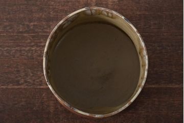 古民具・骨董　亀井楽山　高取水指(耳付茶道具)(R-043463)