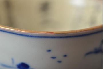 アンティーク雑貨　昭和初期　九谷美山造　猪口高杯など4組セット(色絵金彩、酒器)(R-043467)