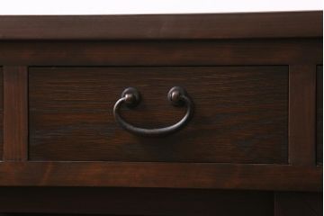 ラフジュ工房オリジナル　古建具リメイク　引き出し付き　明治大正期の味わい深いアンティーク建具を使ったローボード(テレビ台、収納棚、戸棚)(R-043472)