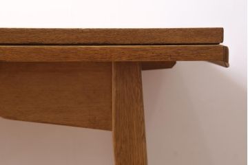 ヴィンテージ家具　イギリスビンテージ　1950年代　オーク材　G-PLAN(ジープラン)　シンプルスタイリッシュなエクステンションテーブル(ダイニングテーブル)(R-043473)