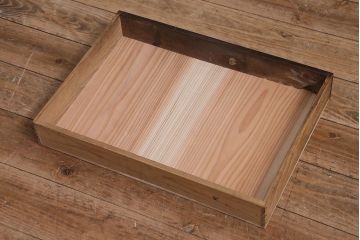 アンティーク家具　和製アンティーク　昭和初期　天板ケヤキ材　レトロな雰囲気たっぷりな文机(ローテーブル、座卓、センターテーブル)(R-043476)