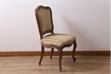 中古　DREXEL HERITAGE(ドレクセルヘリテイジ)　Et Cetera(エトセトラ)シリーズ　高級感漂うサイドチェア(ダイニングチェア)(定価約20万円)(R-043478)