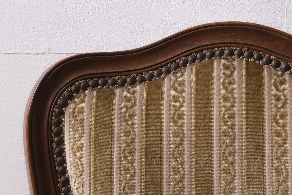 中古　DREXEL HERITAGE(ドレクセルヘリテイジ)　Et Cetera(エトセトラ)シリーズ　高級感漂うサイドチェア(ダイニングチェア)(定価約20万円)(R-043478)