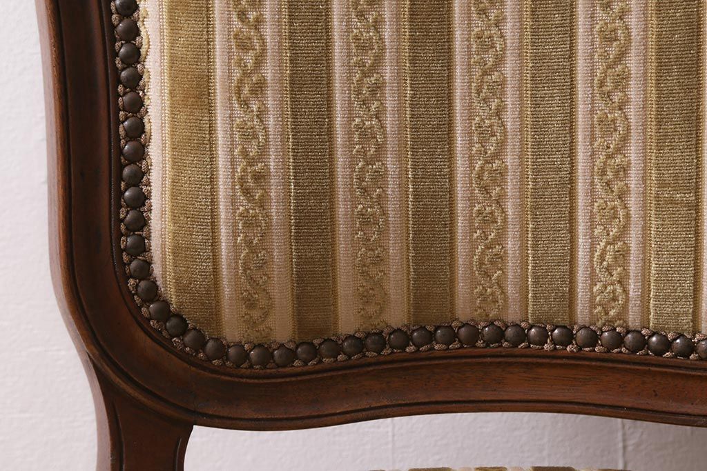 中古　DREXEL HERITAGE(ドレクセルヘリテイジ)　Et Cetera(エトセトラ)シリーズ　高級感漂うサイドチェア(ダイニングチェア)(定価約20万円)(R-043478)