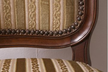 中古　DREXEL HERITAGE(ドレクセルヘリテイジ)　Et Cetera(エトセトラ)シリーズ　高級感漂うサイドチェア(ダイニングチェア)(定価約20万円)(R-043478)