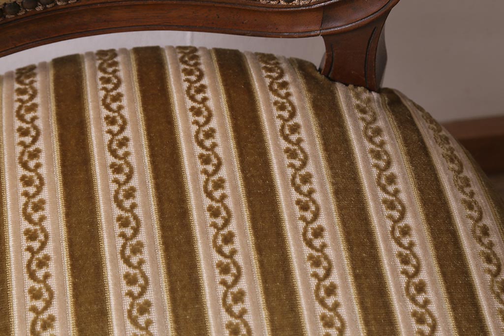 中古　DREXEL HERITAGE(ドレクセルヘリテイジ)　Et Cetera(エトセトラ)シリーズ　高級感漂うサイドチェア(ダイニングチェア)(定価約20万円)(R-043478)