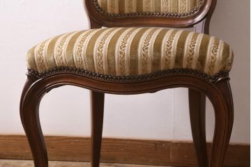 中古　DREXEL HERITAGE(ドレクセルヘリテイジ)　Et Cetera(エトセトラ)シリーズ　高級感漂うサイドチェア(ダイニングチェア)(定価約20万円)(R-043478)