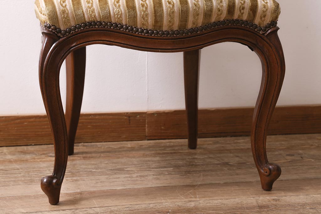 中古　DREXEL HERITAGE(ドレクセルヘリテイジ)　Et Cetera(エトセトラ)シリーズ　高級感漂うサイドチェア(ダイニングチェア)(定価約20万円)(R-043478)