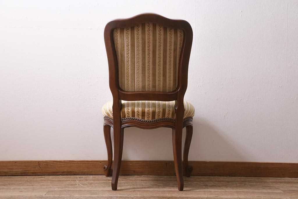 中古　DREXEL HERITAGE(ドレクセルヘリテイジ)　Et Cetera(エトセトラ)シリーズ　高級感漂うサイドチェア(ダイニングチェア)(定価約20万円)(R-043478)