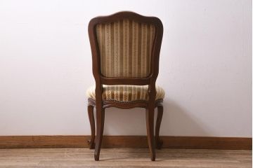 中古　DREXEL HERITAGE(ドレクセルヘリテイジ)　Et Cetera(エトセトラ)シリーズ　高級感漂うサイドチェア(ダイニングチェア)(定価約20万円)(R-043478)