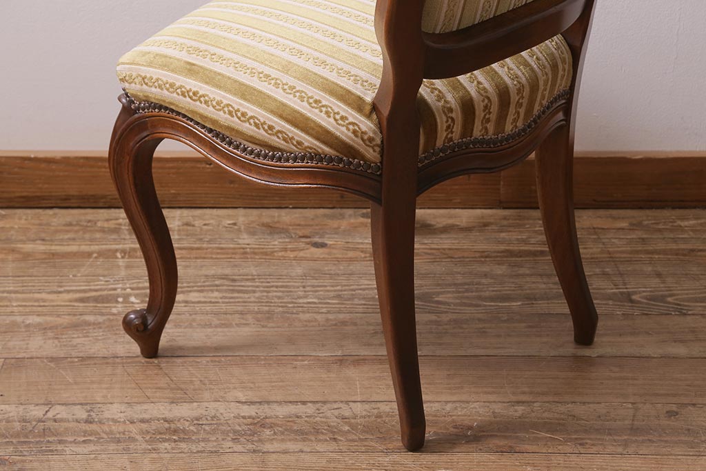 中古　DREXEL HERITAGE(ドレクセルヘリテイジ)　Et Cetera(エトセトラ)シリーズ　高級感漂うサイドチェア(ダイニングチェア)(定価約20万円)(R-043478)