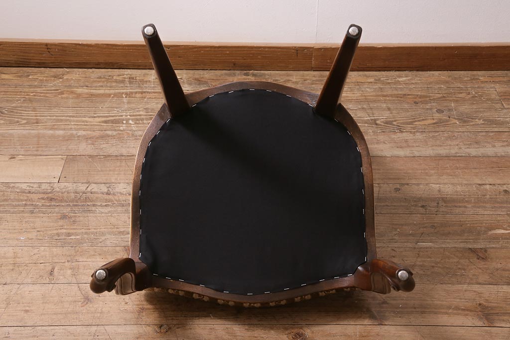 中古　DREXEL HERITAGE(ドレクセルヘリテイジ)　Et Cetera(エトセトラ)シリーズ　高級感漂うサイドチェア(ダイニングチェア)(定価約20万円)(R-043478)