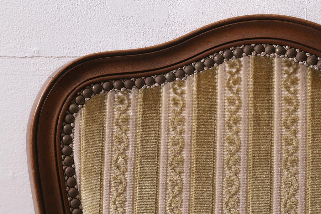 中古　DREXEL HERITAGE(ドレクセルヘリテイジ)　Et Cetera(エトセトラ)シリーズ　高級感漂うサイドチェア(ダイニングチェア)(定価約20万円)(R-043479)