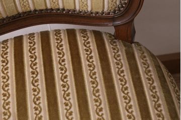 中古　DREXEL HERITAGE(ドレクセルヘリテイジ)　Et Cetera(エトセトラ)シリーズ　高級感漂うサイドチェア(ダイニングチェア)(定価約20万円)(R-043480)