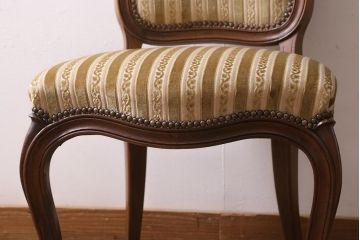 中古　DREXEL HERITAGE(ドレクセルヘリテイジ)　Et Cetera(エトセトラ)シリーズ　高級感漂うサイドチェア(ダイニングチェア)(定価約20万円)(R-043480)