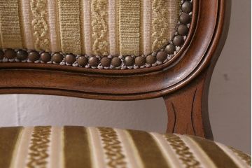 中古　DREXEL HERITAGE(ドレクセルヘリテイジ)　Et Cetera(エトセトラ)シリーズ　高級感漂うサイドチェア(ダイニングチェア)(定価約20万円)(R-043481)