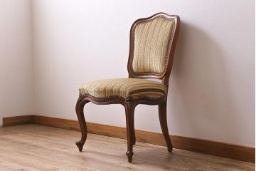 中古　DREXEL HERITAGE(ドレクセルヘリテイジ)　Et Cetera(エトセトラ)シリーズ　高級感漂うサイドチェア(ダイニングチェア)(定価約20万円)(R-043481)