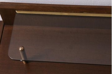 ヴィンテージ家具　北欧ビンテージ　G-PLAN(ジープラン)　BB(Black&Brass)シリーズ　希少!ユニセックスなデザインが魅力のドレッシングテーブル(姿見、ドレッサー、化粧台)(R-043482)