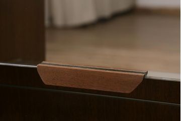ヴィンテージ家具　北欧ビンテージ　G-PLAN(ジープラン)　BB(Black&Brass)シリーズ　希少!ユニセックスなデザインが魅力のドレッシングテーブル(姿見、ドレッサー、化粧台)(R-043482)