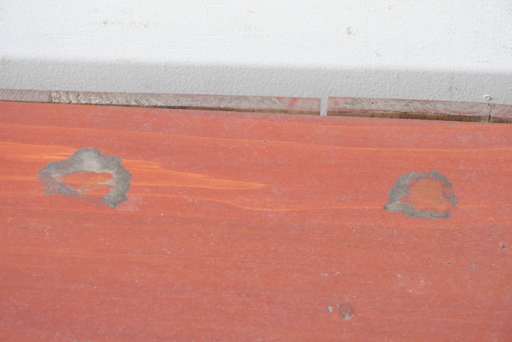 和製アンティーク　漆塗り　丸金具がアクセントの衣装箪笥　(R-043493)