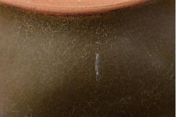 古い平安萬珠堂　葉形向付10客(葉皿)(R-043504)