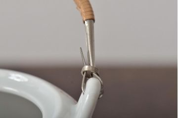 昭和期　古いノリタケ(日本陶器、日陶、則武、Noritake)　急須・湯呑み5客セット　箱付(湯のみ、茶器)(R-043510)