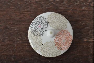 昭和期　古いノリタケ(日本陶器、日陶、則武、Noritake)　急須・湯呑み5客セット　箱付(湯のみ、茶器)(R-043510)