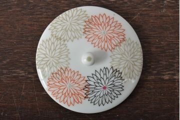 昭和期　古いノリタケ(日本陶器、日陶、則武、Noritake)　急須・湯呑み5客セット　箱付(湯のみ、茶器)(R-043510)