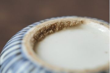 アンティーク雑貨　江戸期　古伊万里　丸福色絵猪口6個(酒器向付)(R-043511)
