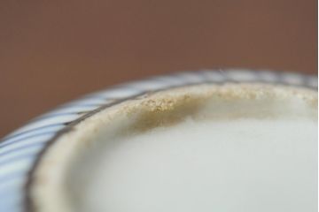 アンティーク雑貨　江戸期　古伊万里　丸福色絵猪口5個(酒器向付)(R-043512)