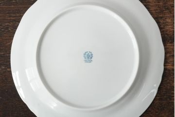 中古　ハンガリー　HOLLOHAZA(ホロハーザ)　Magnolia(マグノリア)　22.5cm　プレート5枚セット(皿、洋食器)(R-043513)