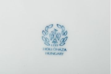 中古　ハンガリー　HOLLOHAZA(ホロハーザ)　Magnolia(マグノリア)　22.5cm　プレート5枚セット(皿、洋食器)(R-043513)