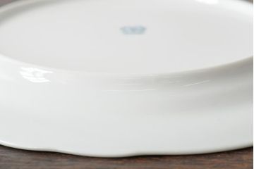 中古　ハンガリー　HOLLOHAZA(ホロハーザ)　Magnolia(マグノリア)　22.5cm　プレート5枚セット(皿、洋食器)(R-043513)