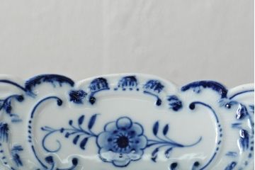 MEISSEN(マイセン)　ブルーオニオン　オーバルプレート　31cm(大皿、洋食器)(R-043520)