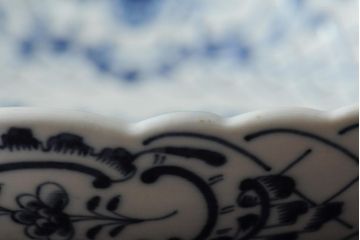 MEISSEN(マイセン)　ブルーオニオン　オーバルプレート　31cm(大皿、洋食器)(R-043520)