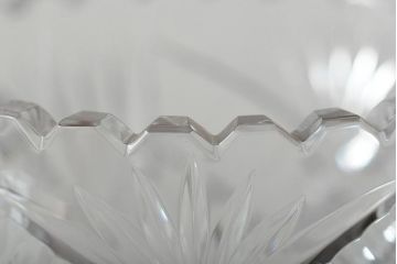 アンティーク雑貨　クリスタル　裸婦花瓶(ボヘミアガラス、花器、フラワーベース)(R-043521)