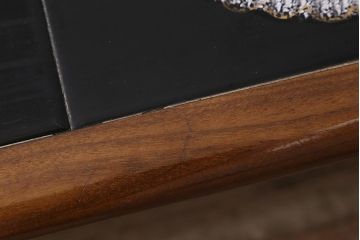 ヴィンテージ家具　北欧ビンテージ　チーク材　モダンなタイル天板のコーヒーテーブル(センターテーブル)(R-043529)