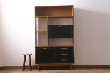 ヴィンテージ家具　STONEHILL　ミッドセンチュリーなルームディバイダー(飾り棚、キャビネット、ビンテージ)(R-043531)